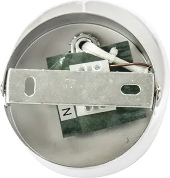 Applique moderna in acciaio con paralume bianco orientabile - Hetta