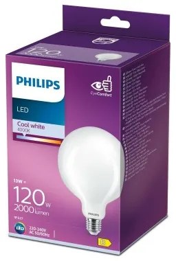 Lampadina LED Philips D 120 W 13 W E27 2000 Lm 12,4 x 17,7 cm (4000 K)