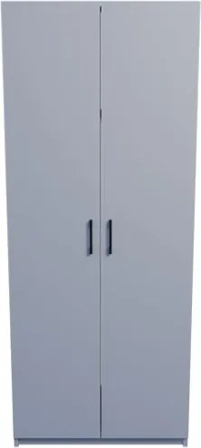 Armadio Guardaroba 74x45x182 Con Barra Appendiabiti Brando Bianco