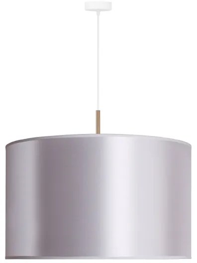 Duolla - Lampadario a sospensione con filo CANNES 1xE27/15W/230V diametro 50 cm argento/rame