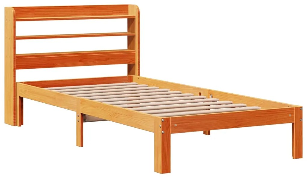 Letto senza materasso marrone cera 90x190 cm in legno di pino