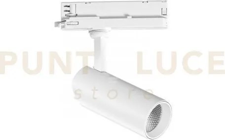 Faro binario led action bianco in alluminio 20w 1910lm 4000k 24x15x...