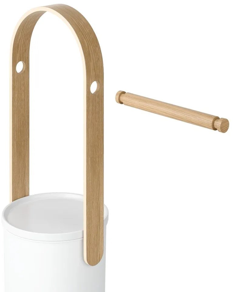 Porta carta igienica bianco in plastica Bellwood – Umbra