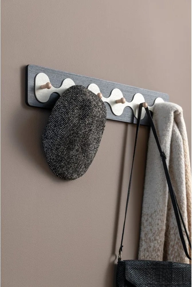 Attaccapanni da parete nero 60 cm Rizar – PT LIVING