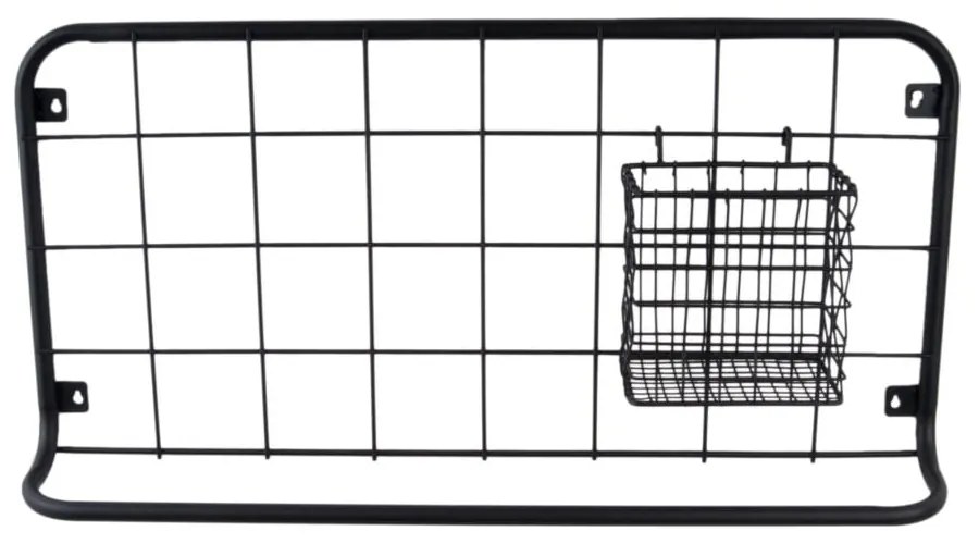 Organizzatore da parete in nero Open Grid - PT LIVING