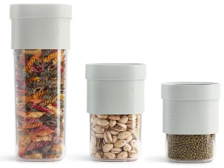 Set di contenitori per alimenti alimentari 3 pz – Lékué