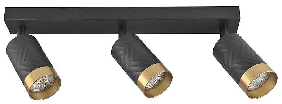 Faretto ARRAS 3xGU10/10W/230V nero