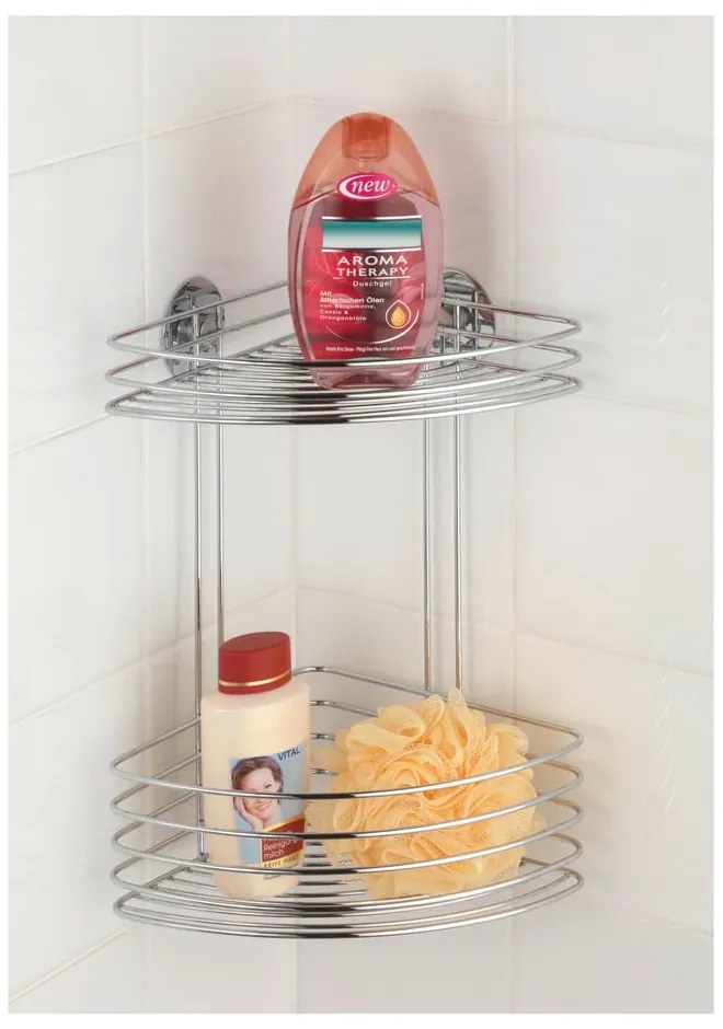 Scaffale angolare autoportante a due livelli , 20 x 26,5 cm Turbo-Loc - Wenko