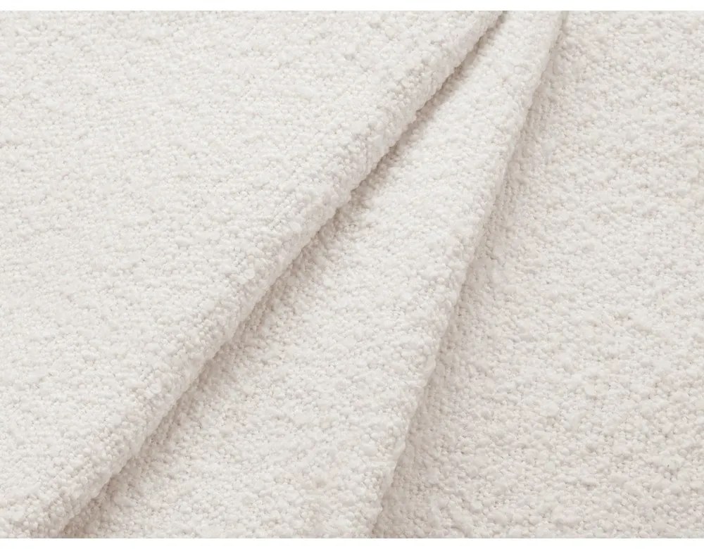 Divano bianco con rivestimento in bouclé 208 cm Poppy – Micadoni