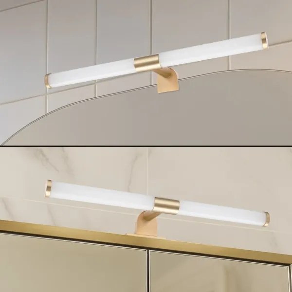 Lampada LED 2 in 1 per specchio da bagno APA LED/6W/230V 40 cm IP44 dorata