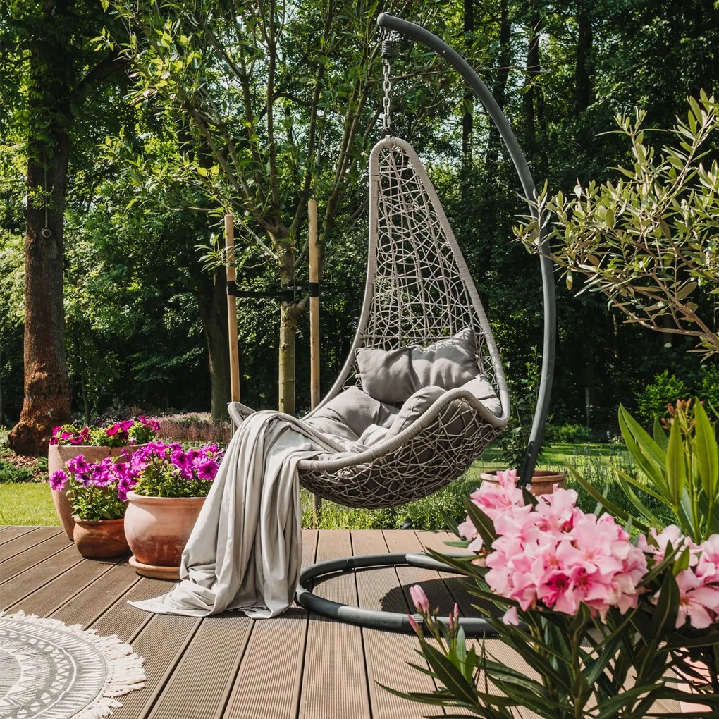 JACKALYN - sedia sospesa da giardino