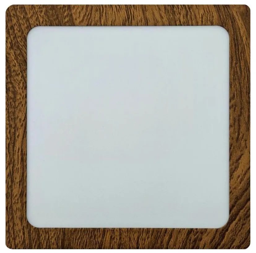 Plafoniera LED BLOCK LED/12W/230V 4200K 16,3x16,3 cm marrone