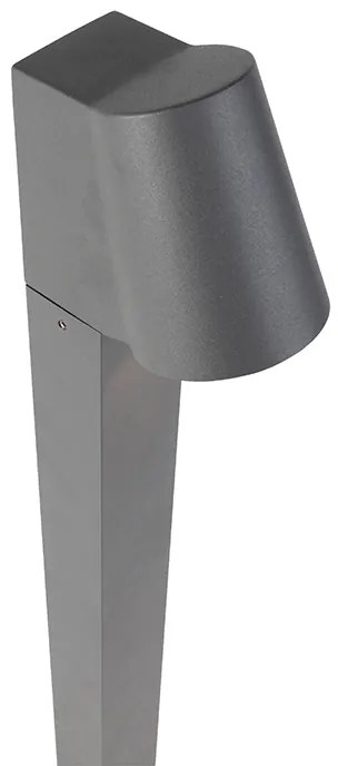 Lampada da terra da esterno moderna antracite con LED inclusa - Uma