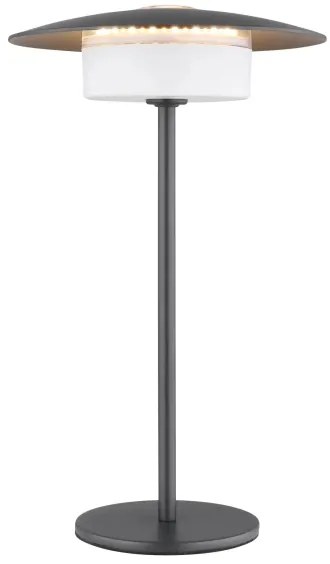 Globo 21024G-LED Lampada da tavolo ricaricabile KYLER LED/3W/3,7V 1800/2700/3000K grigio