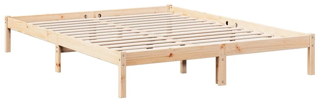 Letto extra lungo senza materasso 160x210 cm in legno di pino