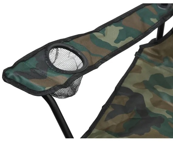 Sedia da campeggio pieghevole camouflage