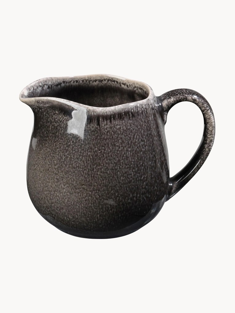 Brocca latte fatta a mano Nordic Coal