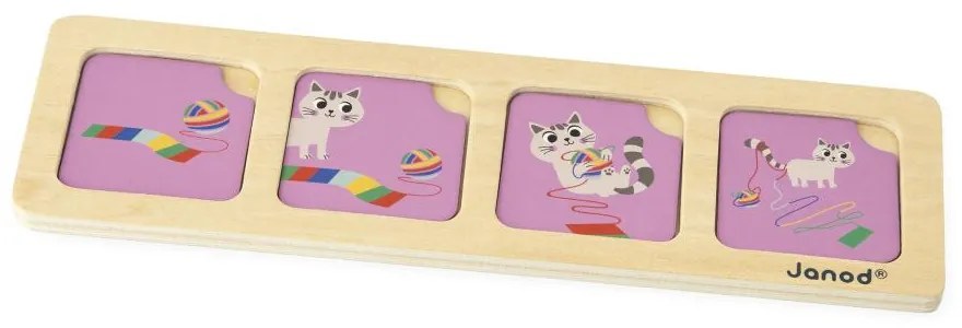 Gioco educativo per bambini - Carte sequenza - Giardino