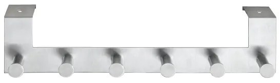 WENKO 22804100-Appendiabiti CELANO 39x11 cm inox/argento