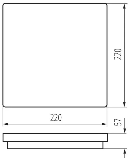 Kanlux 38788 - Lampada LED da esterno con sensore BENO 12/18W/230V 3000/3500/4000K IP65 antracite