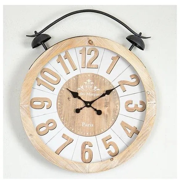 Orologio da parete 1xAA diametro 50 cm beige