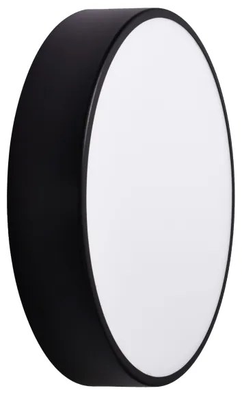 Plafoniera con sensore CLEO, 3x E27 (max 24W ciascuna), 230V, Ø 40 cm, nera