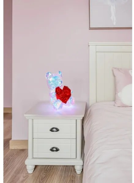 Globo 28058 - Decorazione da tavolo LED BRONDAR LED/6W/5V USB orsetto