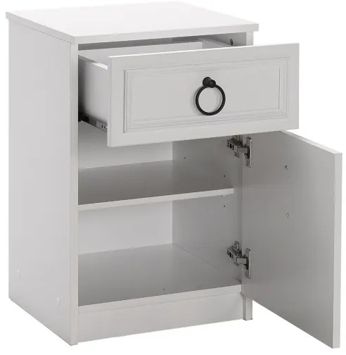 Comodino 63x40 cm bianco