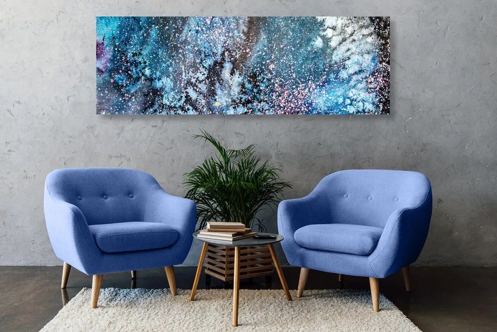 Quadro su tela – Astrazione da acquerello