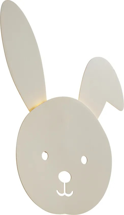 Lampada da parete per bambini beige con LED dimmerabile a 3 livelli - Benny the Bunny