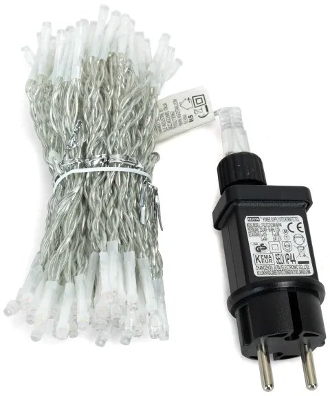 Aigostar - Catena natalizia LED per esterni 300xLED/6W/230V/8 funzioni 3x1m IP44 bianco caldo+telecomando