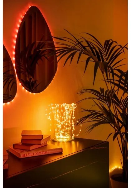 Twinkly TWD060STP-T - Catena DOTS a LED RGB dimmerabile 60xLED, 7 m, USB, Wi-Fi