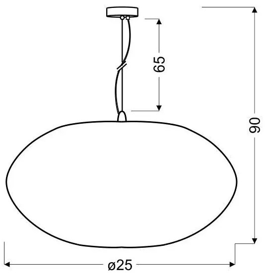 Lampadario su filo PINIA 1xE27/60W/230V