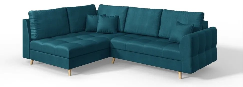 Divano angolare turchese (angolo sinistro) Ariella - Ropez
