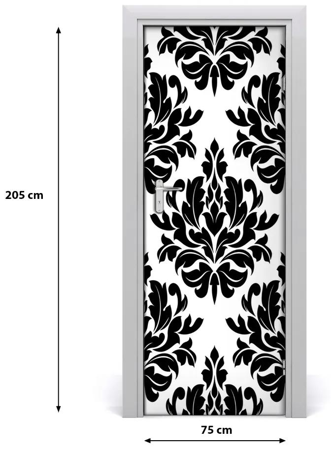 Adesivo per porta interna ornamenti domestici 75x205 cm