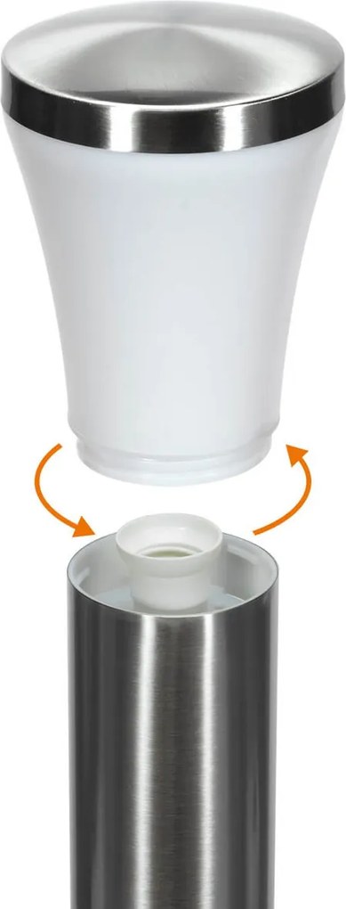 Paletto da Giardino 100cm Acciaio Inox IK06 IP54 E27 Serie DELTA