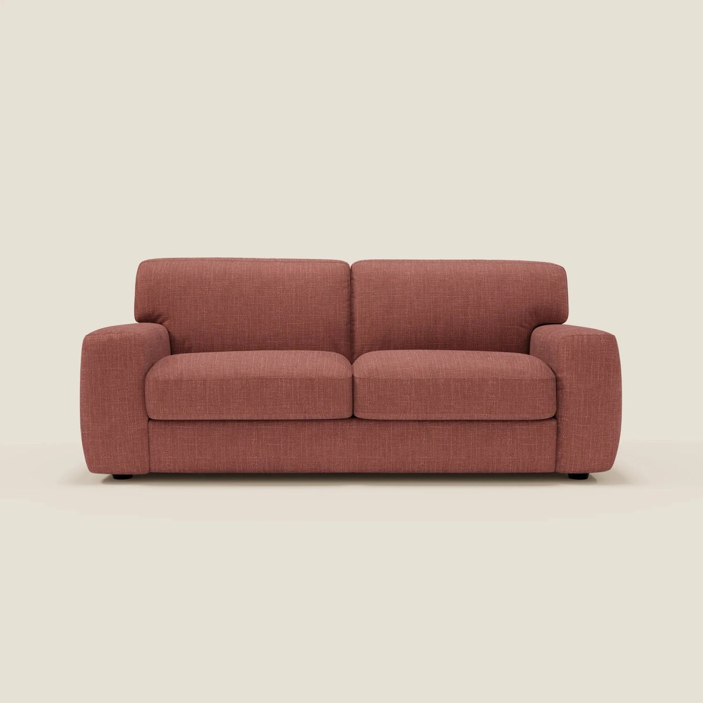 Cloud Divano letto materasso H17 cm dai morbidi cuscini in tessuto impermeabile T06 corallo