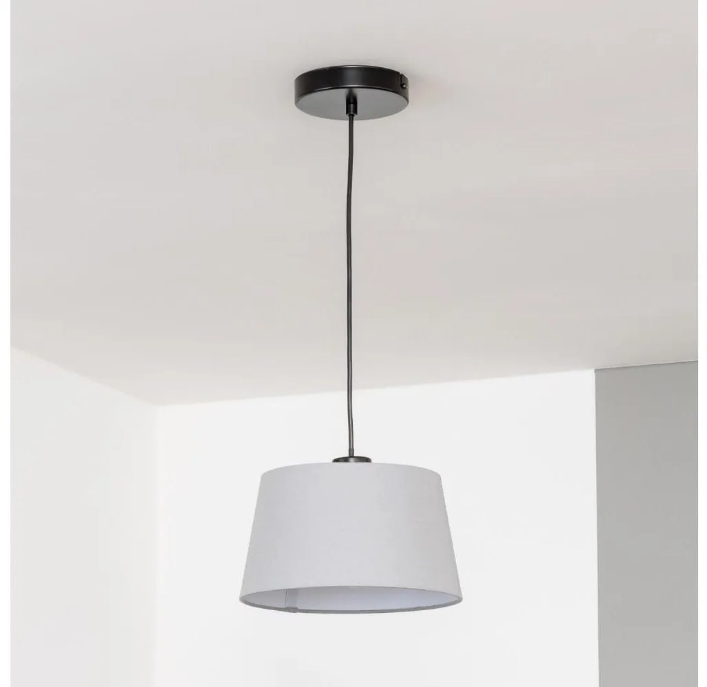 Brilagi - Lampada a sospensione LED su cavo CERIA 1xE27/40W/230V Ø 25 cm grigia