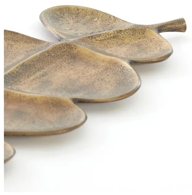 Vassoio decorativo in metallo 25x52 cm Akaki - Light &amp; Living