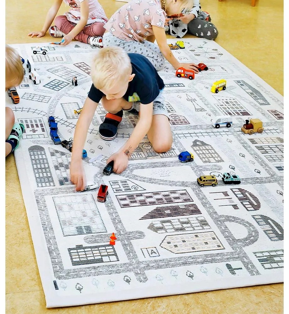 Tappeto bianco reversibile per bambini , 140 x 200 cm Ülejõe - Narma