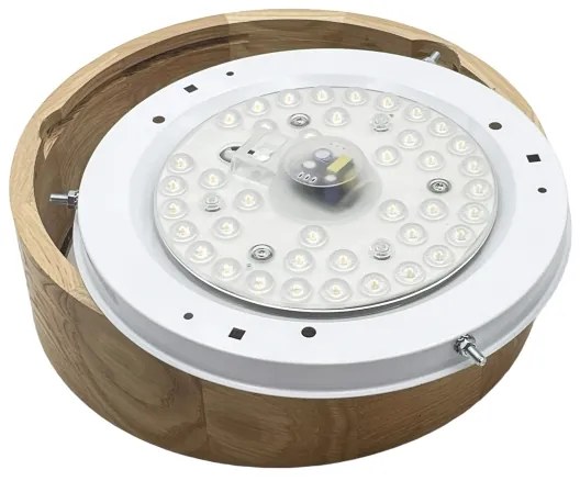 Brilagi - Plafoniera LED CARVALHO LED/20W/230V rovere Ø 27,5 cm