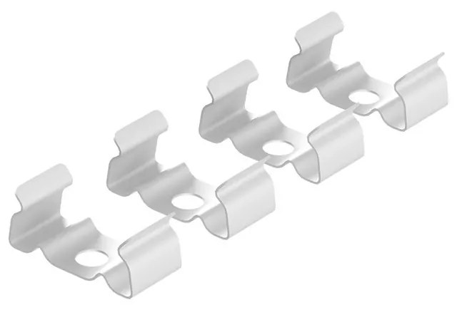 Clips di Fissaggio per Profilo Slim per striscia LED (conf. 4pz)