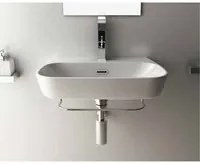 Lavabo da Appoggio o Sospeso Domus Falerii F50 Small con portasciugamani