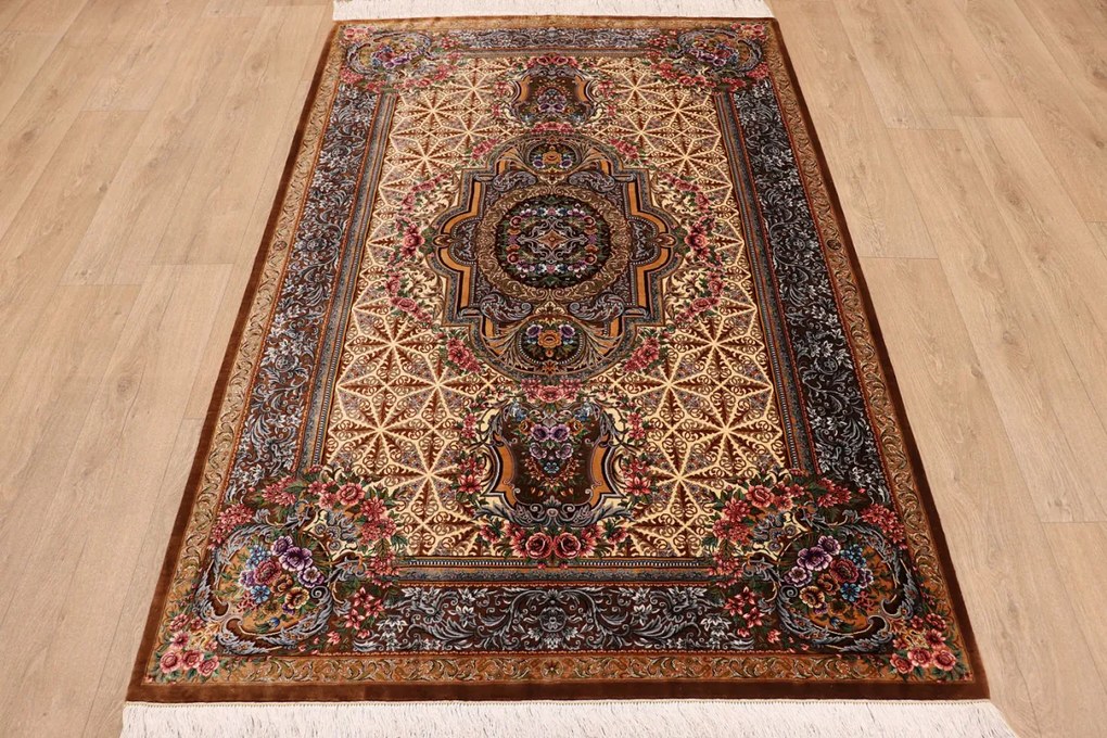 Ghom Tappeto persiano 140x210 (Iran) Annodato A Mano