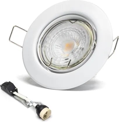 Aigostar - Set da 3 faretti LED da incasso 1xGU10/4,5W/230V 3000K bianco