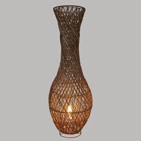 Atmosphera - Lampada con piedistallo ELOISE 1xE27/40W/230V rattan