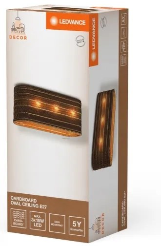 Ledvance - Plafoniera DECOR CARDBOARD 3xE27/15W/230V