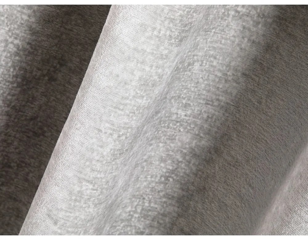 Letto matrimoniale imbottito grigio chiaro con spazio contenitivo e rete 200x200 cm Lupine - Micadoni Home