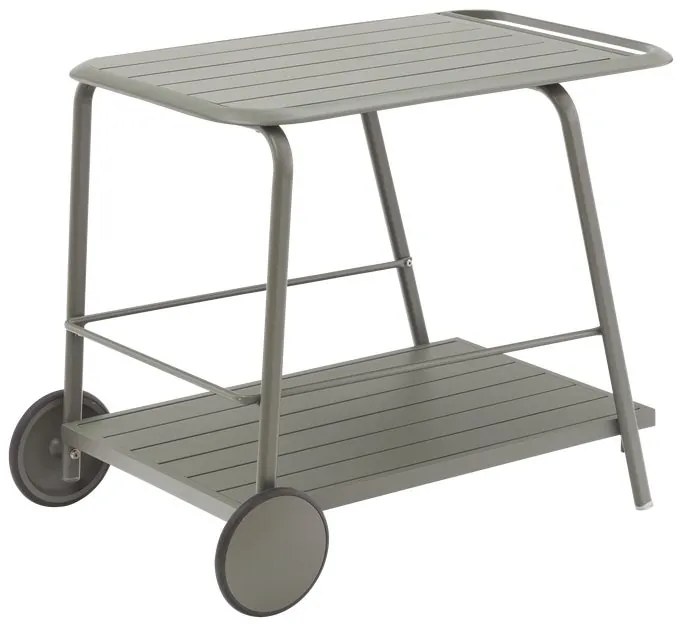 Carrello da dessert in alluminio colore verde scuro Naterial   X 69.5 cm