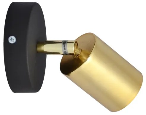 LED Faretto da parete TUNE 1xGU10/4,8W/230V oro/nero